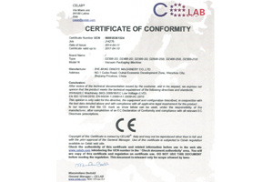 鼎業(yè)真空機(jī)CE證書 鼎業(yè)真空機(jī)CE證書